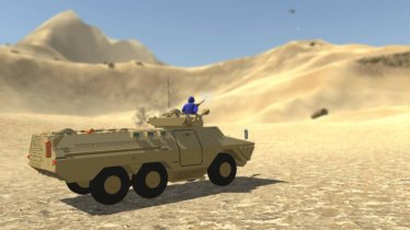 Мод «Ratel 90 Fire Support Vehicle» для Ravenfield (Build 24) 0