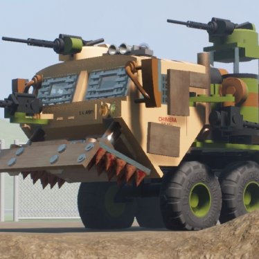 Мод "GTMV Chimera Improvised Defence Truck" для Brick Rigs