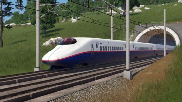 Мод «Shinkansen E2 series» для Transport Fever 2 3