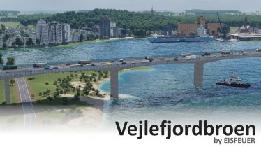 Мод "Vejlefjordbroen" для Transport Fever 2