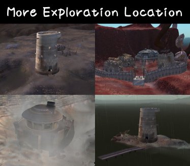 Мод «More Exploration Location / Больше мест для исследований (RU)» для Kenshi