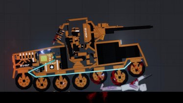 Мод "Copper Light Tank" для People Playground 3