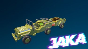 Мод "Jeep "Wyllis" MB with trailer" для Scrap Mechanic