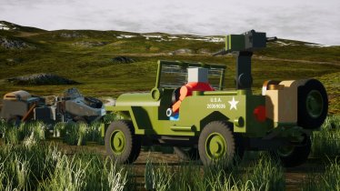 Мод "Jeep Willys MB" для Brick Rigs 2