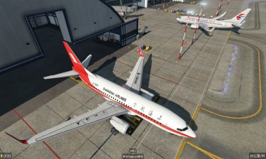 Мод «Shanghai Airlines Boeing 737-700» для Transport Fever 2 1