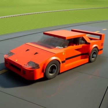 Мод "Ferrari F40" для Brick Rigs