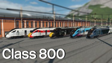 Мод «Hitachi Class 800» для Transport Fever 2