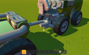 Мод "Vanilla Mini Piston Powered Tractor With Trailer" для Scrap Mechanic 2