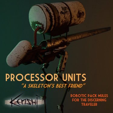 Мод «Processor Unit - Robotic Pack Mule / Робот Переносчик (RU)» для Kenshi
