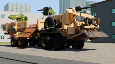 Мод "GTMV Chimera Improvised Defence Truck" для Brick Rigs 1