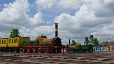 Мод «L&MR 'Lion' & Titfield 'Thunderbolt'» для Transport Fever 2 0