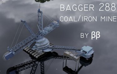 Мод "Bagger 288 Bucket wheel excavator (Building)" для Workers & Resources: Soviet Republic