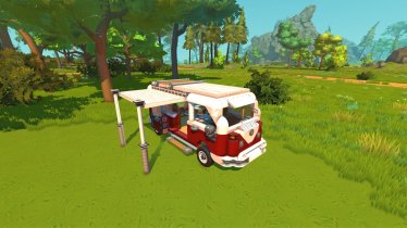 Мод "VW T1 Camper" для Scrap Mechanic 3