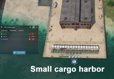Мод «Cargo terminals capacity multiplier» для Transport Fever 2 3