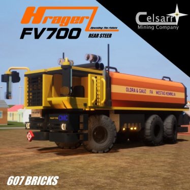 Мод "HRaGER CMC FV-700 Tanker" для Brick Rigs