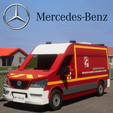 Мод "Mercedes-Benz Sprinter VSAV -ambulance-" для Brick Rigs