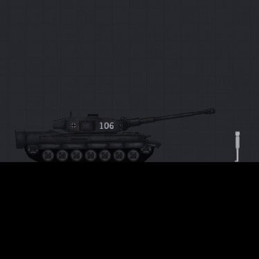 Мод "Tiger I (German Tank)" для People Playground 1