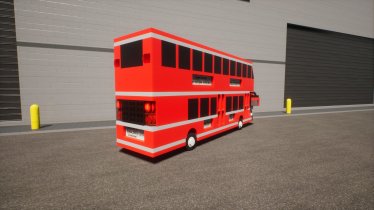 Мод "Tiny Tires Dubbly Decker Bus" для Brick Rigs 2