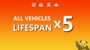 Мод «Lifespan x 5» для Transport Fever 2