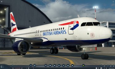 Мод «British Airways Airbus A320» для Transport Fever 2