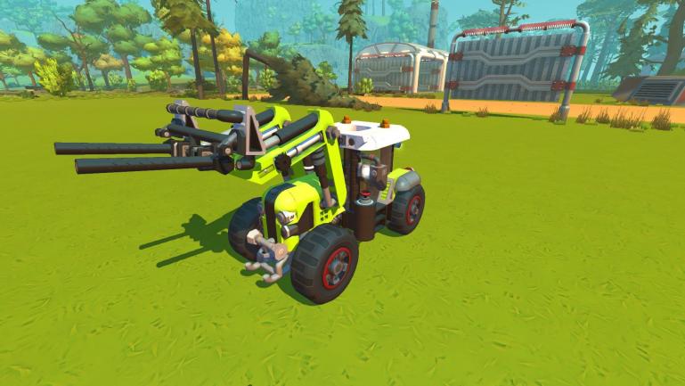 Мод на механику. Скрап механик Volvo a30g. Комбайн Scrap Mechanic. Робот погрузчик скрап механик. Скрап механик CLAAS.