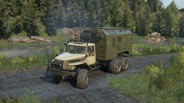 Грузовик «Ural-4320» версия 1 для SnowRunner
