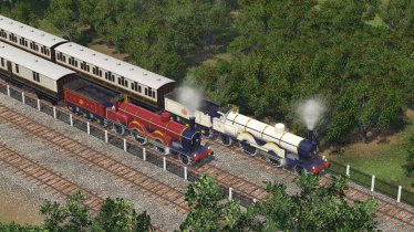 Мод «LNWR 'Greater Britain' & 'Queen Empress'» для Transport Fever 2 3