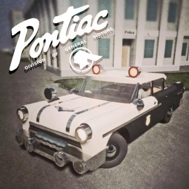 Мод "1956 Pontiac Chieftain Police Sedan" для Brick Rigs