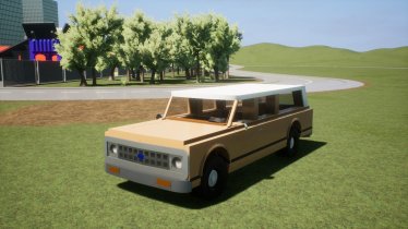 Мод "1971 Chevrolet C20 Suburban" для Brick Rigs 3