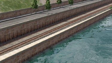 Мод "Italian 'FS' Retaining Walls - Mura Ferroviarie" для Transport Fever 2 1