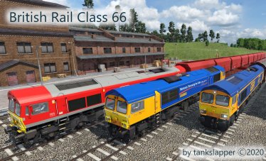 Мод «British Rail Class 66» для Transport Fever 2