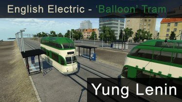 Мод «English Electric 'Balloon' Tram» для Transport Fever 2