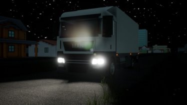 Мод "MAN TGX 18.500 4x2 Box Truck" для Brick Rigs 0