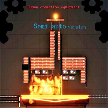 Мод "Human cremation equipment (Semi-auto)" для People Playground