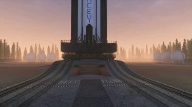 Мод "Realistic Interior Falcon 10X Rocket" для Teardown 2