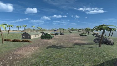 Карта «Wake Island (From Battlefield 1942)» для Ravenfield (Build 18) 1