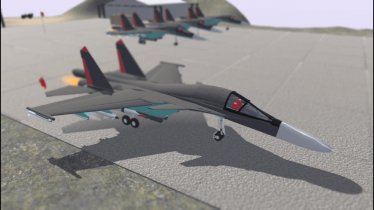 Мод «Sukhoi SU-34 Fullback» для Ravenfield (Build 23) 2