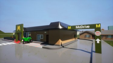 Мод "New Style McDonalds" для Brick Rigs 1