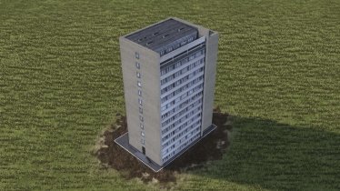 Мод "Student residence hall" для Workers & Resources: Soviet Republic 1