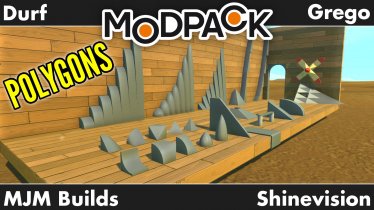 Мод "The Modpack Polygons" для Scrap Mechanic