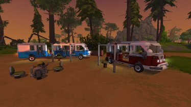 Мод "VW T1 Camper" для Scrap Mechanic 2