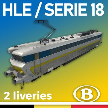 Мод «SNCB HLE / SERIE 18» для Transport Fever 2