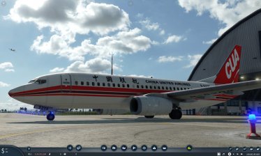 Мод «China United Airlines Boeing 737-700» для Transport Fever 2