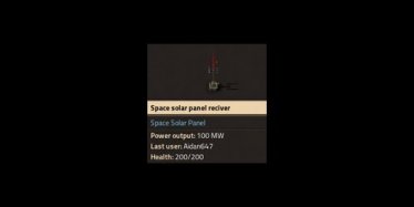 Мод "Space Solar Panel" для Factorio 0