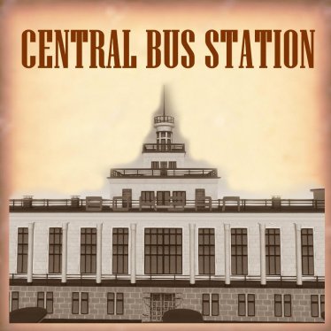 Мод "Central Bus Station" для Workers & Resources: Soviet Republic