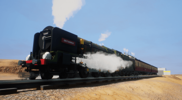 Мод "BR Standard Class 7 Britannia Steam Engine" для Brick Rigs 3