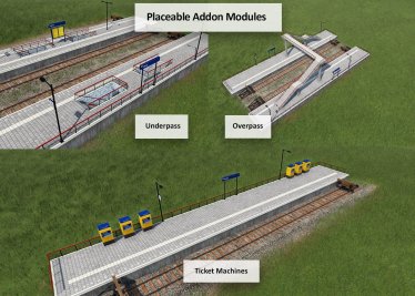 Мод «NL Modular Station» для Transport Fever 2 3