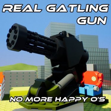 Мод "RGG - the real gatling gun" для Brick Rigs