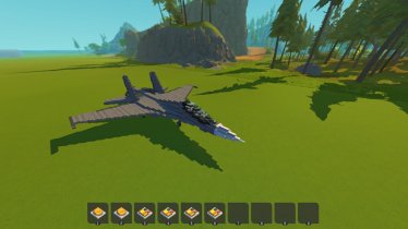 Мод "Su-27" для Scrap Mechanic