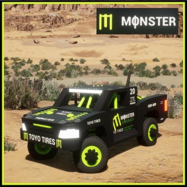 Мод "Monster Energy Trophy Truck" для Brick Rigs